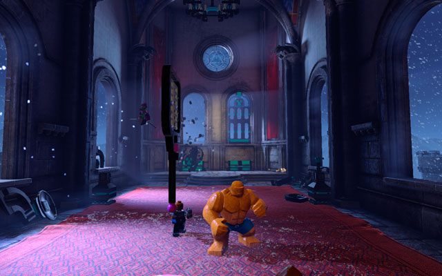 W drugiej sekwencji zostaniesz zalany całym oceanem wrogów - pokonaj ich wszystkich, w miarę możliwości unikając bomb zielonego goblina - Zielony Goblin | Bossowie w LEGO Marvel Super Heroes - LEGO Marvel Super Heroes - poradnik do gry