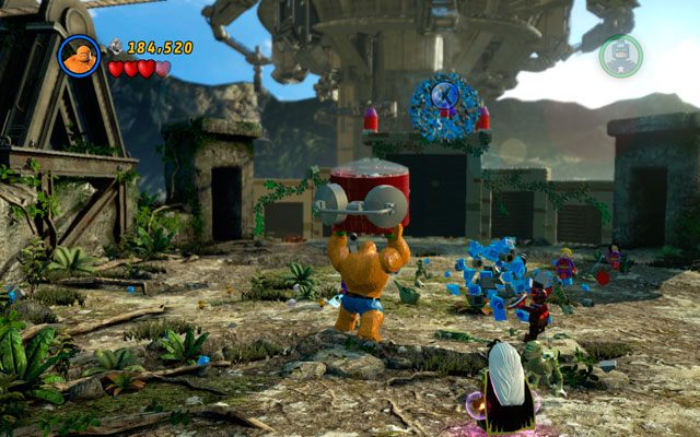 Za drugim razem postępuj dokładnie tak samo - jedyną różnicą jest to, że zamiast kowadła pojawi się budzik - Rhino i Magneto | Bossowie w LEGO Marvel Super Heroes - LEGO Marvel Super Heroes - poradnik do gry