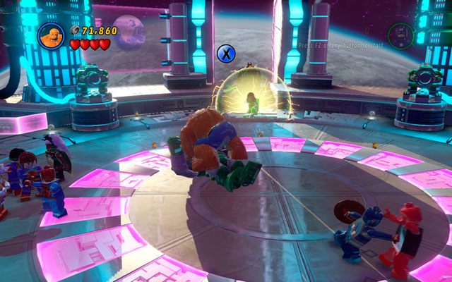 Aby pokonać większego sługusa Dooma, musisz go przewrócić - Doktor Doom | Bossowie w LEGO Marvel Super Heroes - LEGO Marvel Super Heroes - poradnik do gry