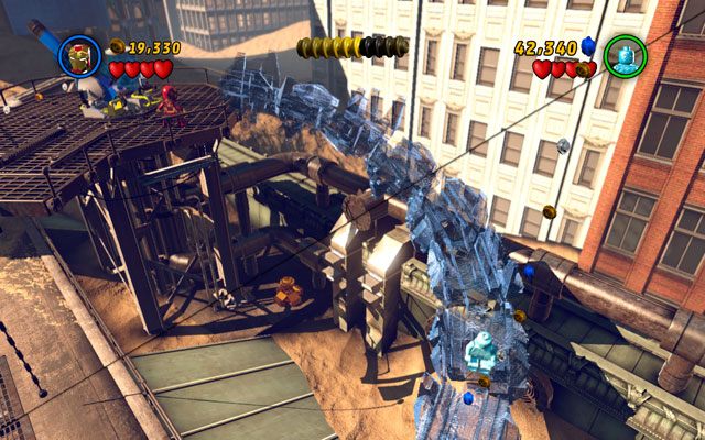 Ostatni zestaw możesz zebrać dopiero po zmontowaniu pompy wodnej - Sand Central Station | Zestawy MiniKit w LEGO Marvel Super Heroes - LEGO Marvel Super Heroes - poradnik do gry