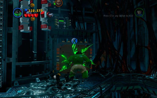 Wejdź na samą górę i skręć w prawo, wybierając dowolną dużą postać - Exploratory Laboratory | Zestawy MiniKit w LEGO Marvel Super Heroes - LEGO Marvel Super Heroes - poradnik do gry