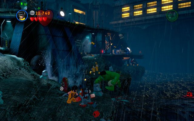 Drugie koło ratunkowe umieszczono bardziej na prawo, nad morzem, zaraz przed wiszącym mostem - Rock Up at the Lock Up | Zestawy MiniKit w LEGO Marvel Super Heroes - LEGO Marvel Super Heroes - poradnik do gry