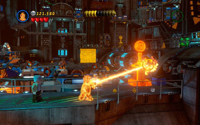 Drugi znajdziesz bardziej na prawo, naprzeciwko złotej ściany, na najdalszej kładce - Red Head Detention | Zestawy MiniKit w LEGO Marvel Super Heroes - LEGO Marvel Super Heroes - poradnik do gry