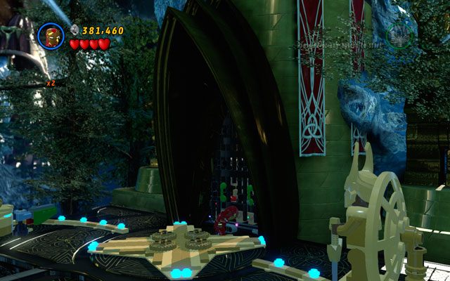 Skręć w prawo, rozwalając wszystko na swej drodze - Bifrosty Reception | Zestawy MiniKit w LEGO Marvel Super Heroes - LEGO Marvel Super Heroes - poradnik do gry