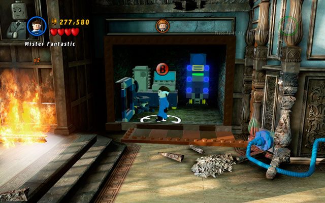 Spotkaj się z nim, podchodząc do studzienki kanalizacyjnej po lewej - Juggernauts and Crosses | Zestawy MiniKit w LEGO Marvel Super Heroes - LEGO Marvel Super Heroes - poradnik do gry