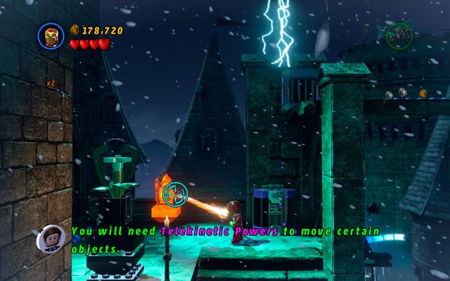 Ostatni pomnik umieszczono na kolejnej baszcie, niedaleko od wyjścia z planszy - Doctor in the House | Zestawy MiniKit w LEGO Marvel Super Heroes - LEGO Marvel Super Heroes - poradnik do gry