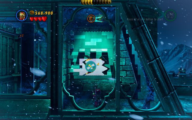 Wejdź do środka i strzel rakietami Iron Mana w srebrną płytę naprzeciwko - Doctor in the House | Zestawy MiniKit w LEGO Marvel Super Heroes - LEGO Marvel Super Heroes - poradnik do gry