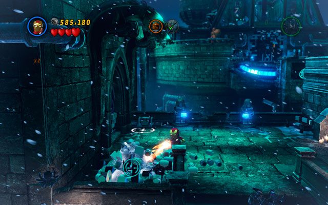 Aby zdobyć ostatni zestaw, musisz roztopić pięć sopli i z zamrożonych klocków zbudować pięć naściennych kotów - Doctor in the House | Zestawy MiniKit w LEGO Marvel Super Heroes - LEGO Marvel Super Heroes - poradnik do gry