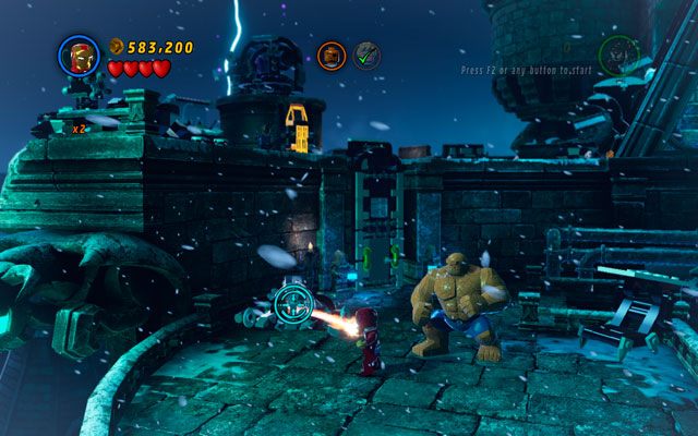 Ostatni sopel znajduje się pod basztą, na której spotkałeś się z Nickiem Fury - Doctor in the House | Zestawy MiniKit w LEGO Marvel Super Heroes - LEGO Marvel Super Heroes - poradnik do gry