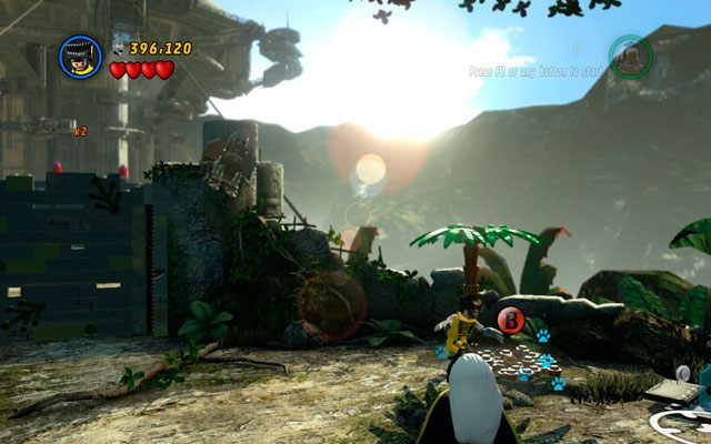 Drugi umieszczono kilkanaście kroków dalej, po prawej - Rapturous Rise | Zestawy MiniKit w LEGO Marvel Super Heroes - LEGO Marvel Super Heroes - poradnik do gry