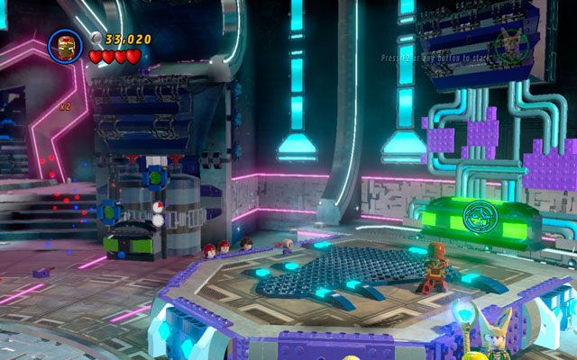 Po rozpoczęciu misji idź w prawo, podchodząc do skrzyni która świeci na zielono - Magnetic Personality | Zestawy MiniKit w LEGO Marvel Super Heroes - LEGO Marvel Super Heroes - poradnik do gry