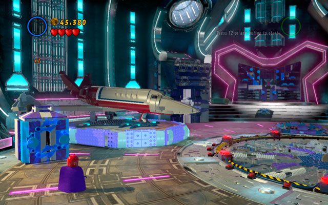 Wybierz Magneto i skręć w lewo, podchodząc do metalowego pudła - Magnetic Personality | Zestawy MiniKit w LEGO Marvel Super Heroes - LEGO Marvel Super Heroes - poradnik do gry