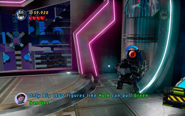 Wybierz dowolną dużą postać i przejdź nią w prawy górny róg planszy - Magnetic Personality | Zestawy MiniKit w LEGO Marvel Super Heroes - LEGO Marvel Super Heroes - poradnik do gry