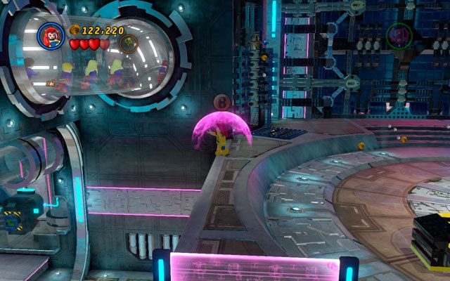 Wskocz wyżej i stań na skraju przepaści, naprzeciwko siebie mając tubę z akolitami Magneto - Magnetic Personality | Zestawy MiniKit w LEGO Marvel Super Heroes - LEGO Marvel Super Heroes - poradnik do gry