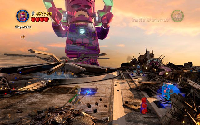 Do zdobycia kolejnego zestawu musisz zniszczyć trzy metalowe pojemniki - The Good, the Bad and the Hungry | Zestawy MiniKit w LEGO Marvel Super Heroes - LEGO Marvel Super Heroes - poradnik do gry