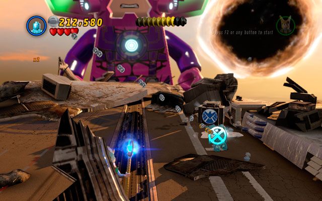 Ostatnią znajdźkę możesz odblokować w tym samym miejscu - The Good, the Bad and the Hungry | Zestawy MiniKit w LEGO Marvel Super Heroes - LEGO Marvel Super Heroes - poradnik do gry