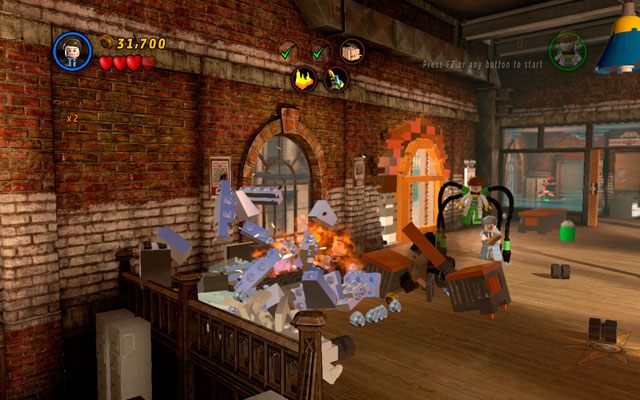 Skręć w lewo, podchodząc do srebrnej komody - Tabloid Tidy Up | Bonusowe misje Deadpoola | LEGO Marvel Super Heroes - LEGO Marvel Super Heroes - poradnik do gry