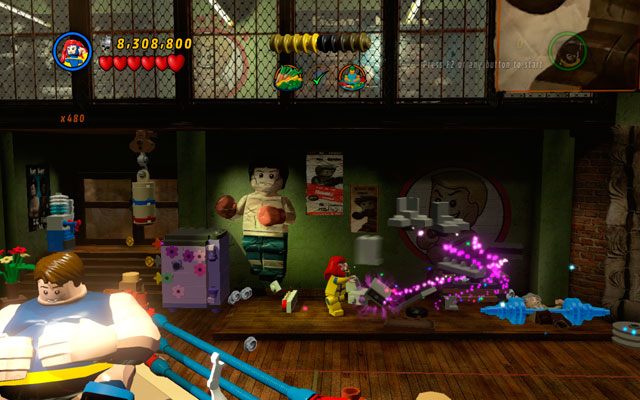 Skręć w prawo, podbiegając do ściany naprzeciwko - Put Up Your Dukes | Bonusowe misje Deadpoola | LEGO Marvel Super Heroes - LEGO Marvel Super Heroes - poradnik do gry