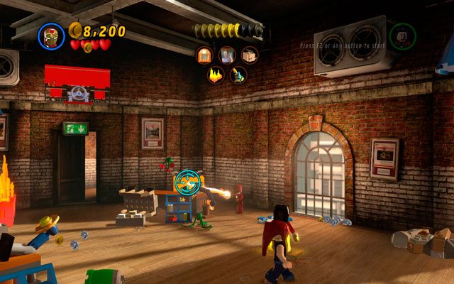 Aby zdobyć szton postaci, musisz ułożyć trzy tablice z wydrukami - Tabloid Tidy Up | Znajdźki na bonusowych poziomach | LEGO Marvel Super Heroes - LEGO Marvel Super Heroes - poradnik do gry