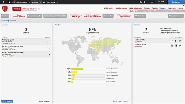 Jeżeli chcesz mieć w swojej drużynie najlepszych zawodników przede wszystkim musisz ich znaleźć - Scouting w Football Manager 2014 | Inne elementy rozgrywki - Football Manager 2014 - poradnik do gry