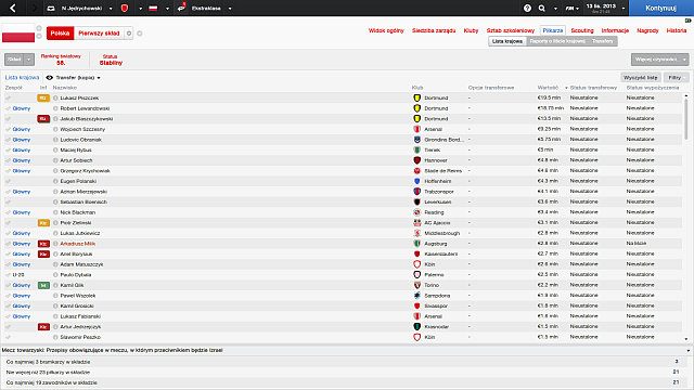 W grze Football Manager 2014 oprócz prowadzenia ulubionego zespołu masz możliwość poprowadzenia do boju o międzynarodowe trofea wybranej przez siebie reprezentacji narodowej - Prowadzenie reprezentacji w Football Manager 2014 | Inne elementy rozgrywki - Football Manager 2014 - poradnik do gry