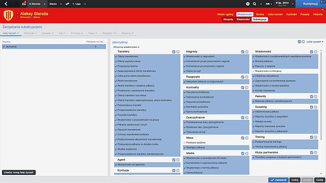 Ograniczenie spamu dobrze wpłynie na przejrzystość poczty. - Pierwsze kroki w nowym klubie w Football Manager 2014 | Podstawy rozgrywki - Football Manager 2014 - poradnik do gry