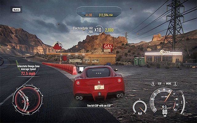 Regularnie powracaj do najbliższego warsztatu - Trudniejsze osiągnięcia - 10 Heat, Multiplier oraz Bigger Points | Osiągnięcia / trofea - Need for Speed Rivals - poradnik do gry