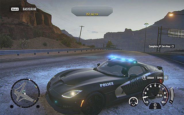 Przykładowa wersja Dodgea Vipera GTS - Lista radiowozów | Kariera stróża prawa (Cop) w Need for Speed Rivals - Need for Speed Rivals - poradnik do gry