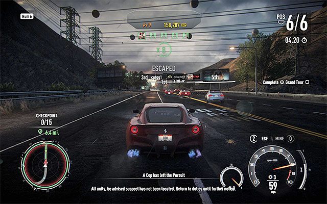 Dołączenie do wyścigu innego gracza przebiega bardzo płynnie - Interakcje z innymi graczami | Podstawowe informacje w Need for Speed Rivals - Need for Speed Rivals - poradnik do gry