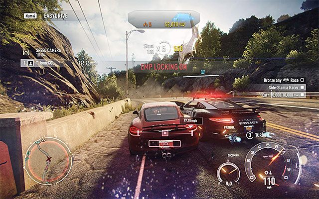 Pojawienie się policyjnego śmigłowca zwiastuje potężne problemy - Ucieczki przed policją | Kariera pirata drogowego (Racer) w Rivals - Need for Speed Rivals - poradnik do gry