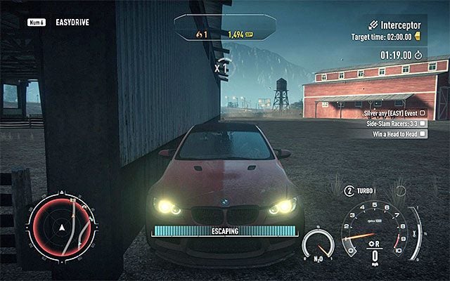 Chowaj się z dala od utwardzonych dróg - Ucieczki przed policją | Kariera pirata drogowego (Racer) w Rivals - Need for Speed Rivals - poradnik do gry