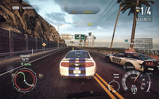 Musisz uważać zarówno na policję jak i na innych uczestników wyścigu - Rodzaje zawodów w Need for Speed Rivals | Kariera pirata drogowego (Racer) - Need for Speed Rivals - poradnik do gry
