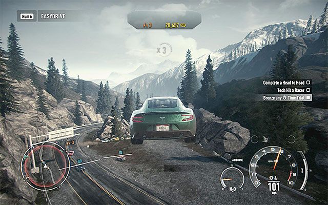 Przykładowy skok - Inne zajęcia | Kariera pirata drogowego (Racer) w Need for Speed Rivals - Need for Speed Rivals - poradnik do gry