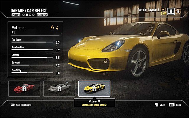 Ostatni samochód jest odblokowywany po osiągnięciu 21. rangi - Samochody w Need for Speed Rivals | Kariera pirata drogowego (Racer) - Need for Speed Rivals - poradnik do gry