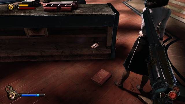 Wytrych w dziale z książkami - Rozdział 5 - Wyposażenie Domu | Solucja | BioShock Infinite Burial at Sea - BioShock: Infinite - Burial at Sea - Episode One - poradnik do gry