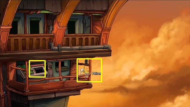 Udaj się na hotelowy korytarz - Zmuś Bozo, by oddał Rufusowi ręcznik (2) - zdobądź składniki na chorobotwórcze ciasto | Hotel - Goodbye Deponia - poradnik do gry