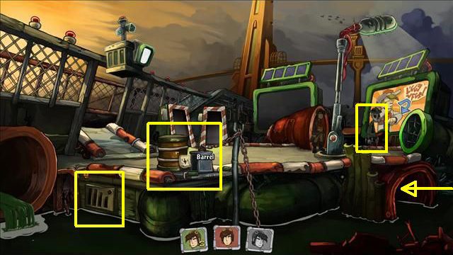 Jako niebieski Rufus skieruj się w stronę transportera - Zdobądź kwas nukleinowy i dostań się do transportera | Na ratunek Goal i Deponii - Goodbye Deponia - poradnik do gry