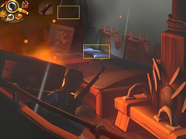 Wróć za maszt, a następnie przejdź na sterburtę (w lewo) - Wyeliminuj bandytów | Prison Island, Szanghaj, 1899 | Jack Keane 2 - Jack Keane 2: The Fire Within - poradnik do gry