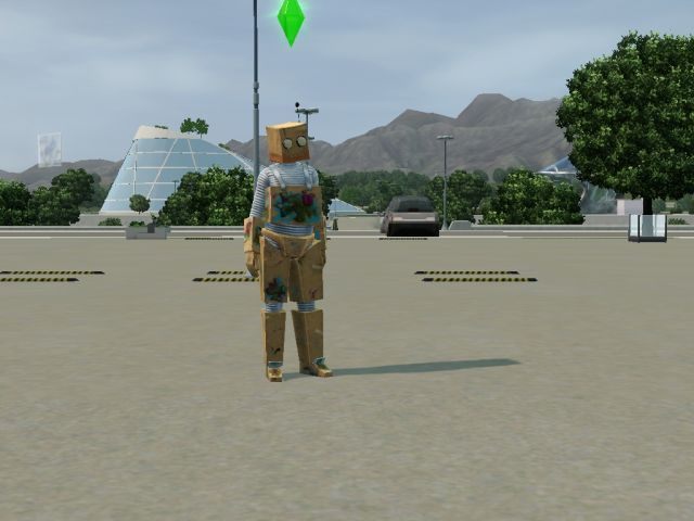 Sim w trybie robota - Plumboty | Miasto przyszłości w The Sims 3 Skok w Przyszłość - The Sims 3: Skok w Przyszłość - poradnik do gry