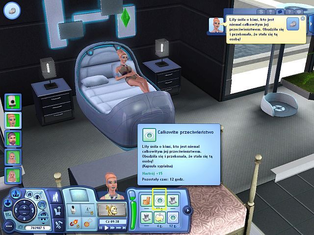 Sen o przeciwnej osobowości - Technologia zaawansowana - kapsuła sypialna i sny | Umiejętności - The Sims 3: Skok w Przyszłość - poradnik do gry