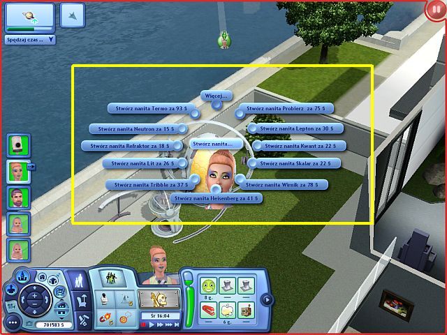 Rodzaje nanitów i koszt ich stworzenia - Budowa botów | Umiejętności w The Sims 3 Skok w Przyszłość - The Sims 3: Skok w Przyszłość - poradnik do gry