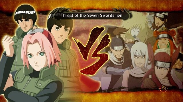 Jest to walka, w której uczestniczy Guy oraz Kakashi i walczą przeciw Mistrzom Miecza podczas wojny Shinobi - Threat of the Seven Swordman | Walki z bossami - Naruto Shippuden: Ultimate Ninja Storm 3 Full Burst - poradnik do gry