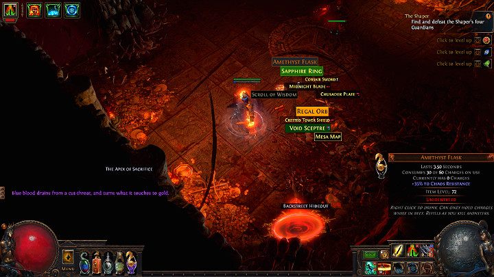 Po pokonaniu przeciwnika masz szansę zdobyć jeden z następujących przedmiotów - The Apex of Sacrifice | Path of Exile - Path of Exile - poradnik do gry