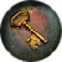 Ikona, która sygnalizuje obecność Złotego Klucza, który jest potrzebny do otworzenia Złotych Drzwi - The Lords Labyrinth | Path of Exile - Path of Exile - poradnik do gry