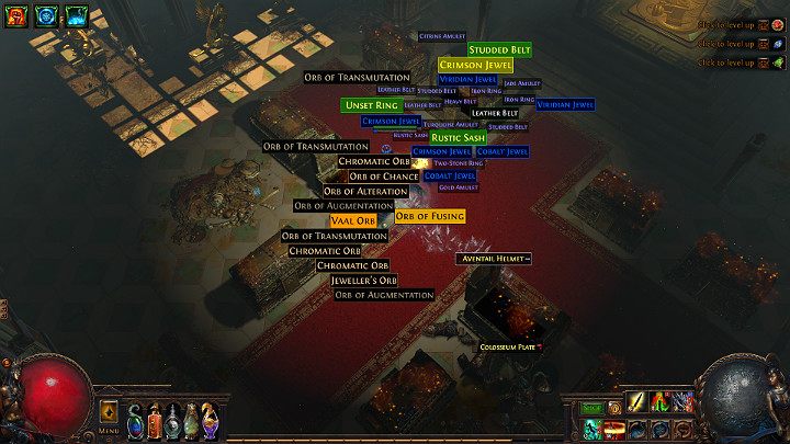 Po pokonaniu Izaro gracz otrzymuje dostęp do Ascendancy Chamber, gdzie znajdzie sporo skrzyń ze skarbami - The Lords Labyrinth | Path of Exile - Path of Exile - poradnik do gry