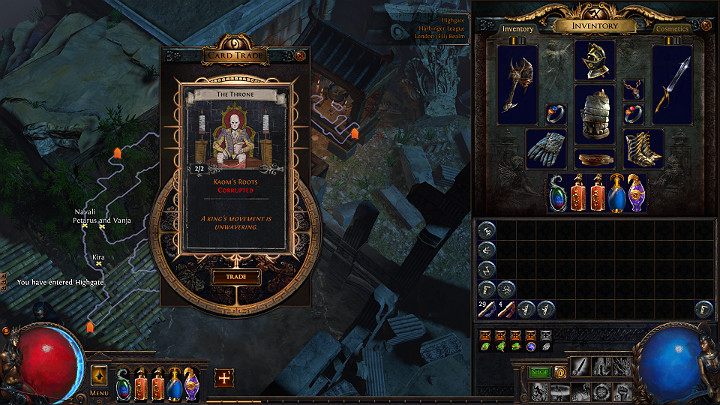Po uzbieraniu odpowiedniej ilości kart można je wymienić na określony lub losowy przedmiot - Divination Cards | Path of Exile - Path of Exile - poradnik do gry