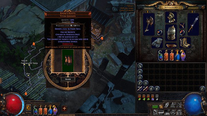 Po kliknięciu przycisku Trade otrzymasz odpowiedni przedmiot - Divination Cards | Path of Exile - Path of Exile - poradnik do gry