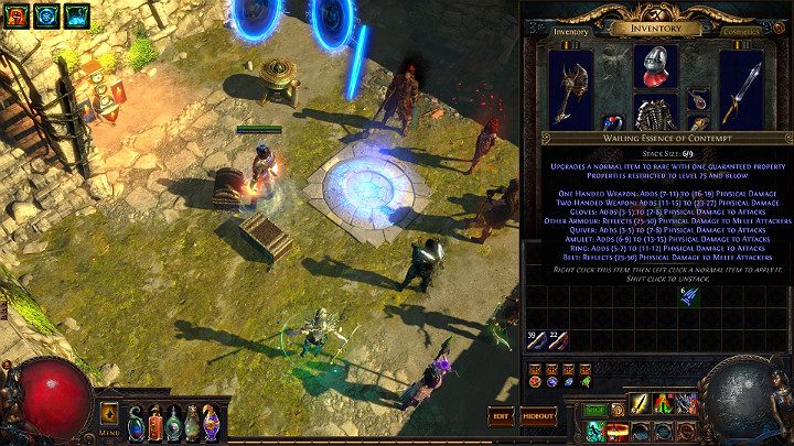 Do stworzenia nowego przedmiotu przy pomocy Esencji musisz wykorzystać zwykły przedmiot danego typu - Essence | Path of Exile - Path of Exile - poradnik do gry