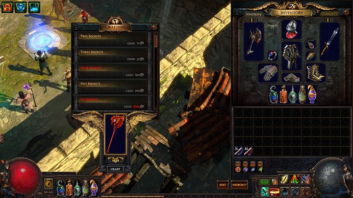 Aby zwiększyć ilość gniazd w przedmiocie należy użyć Jewellers Orb - Gniazda w przedmiotach | Path of Exile - Path of Exile - poradnik do gry