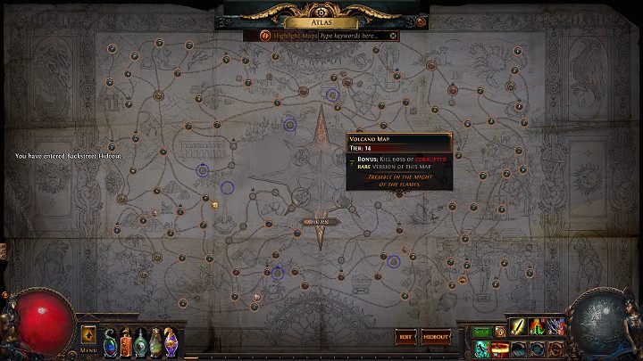 Po otwarciu Atlasu możesz zauważyć wszystkie aktywne, jak i nieukończone jeszcze Mapy - Czym jest Atlas? | Path of Exile - Path of Exile - poradnik do gry